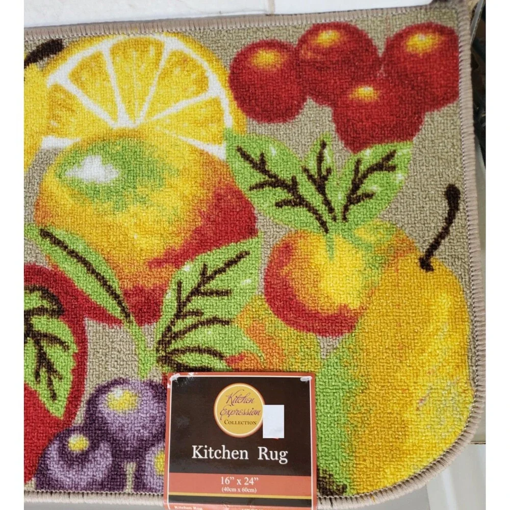 Printed Nylon Kitchen Rug (non skid latex back) (16